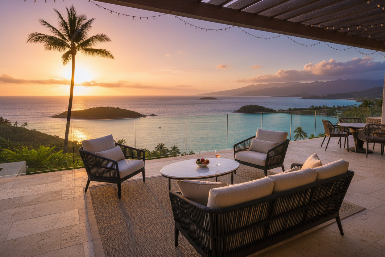 度假风格户外家具场景